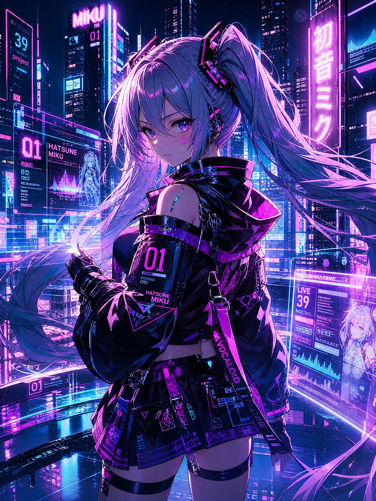 芒果视频AI动漫-赛博少女